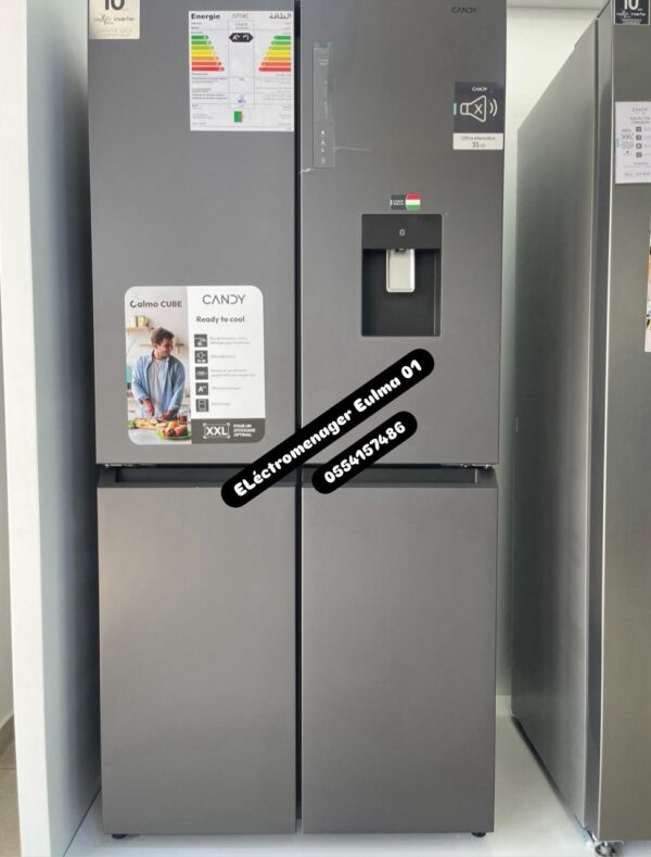 Réfrigérateur Candy 4 Porte 630 L Modele Calmo Cube